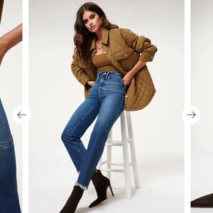 Good American Good Boy Fray Hem 28” Inseam